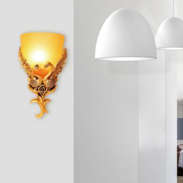 Đèn tường chao thủy tinh thiên nga cao cấp Venus KD5187