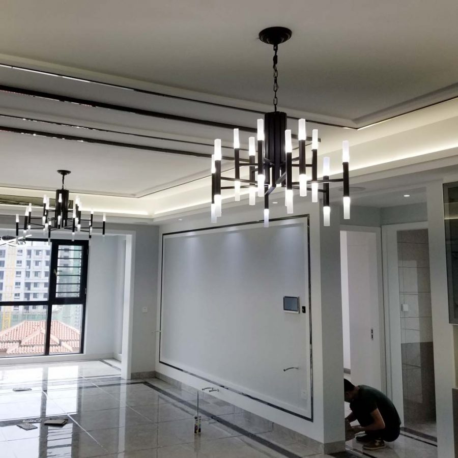 đèn chùm khúc mía