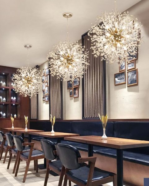 đèn thả trang trí bàn ăn