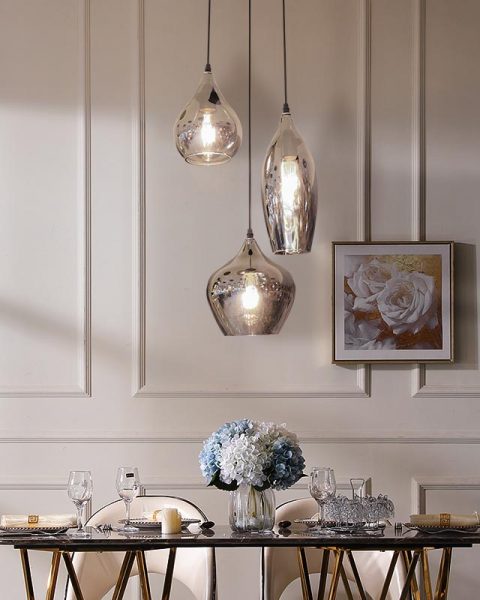 đèn thả trang trí bàn ăn