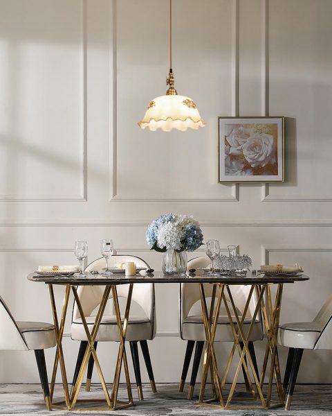 đèn thả trang trí bàn ăn