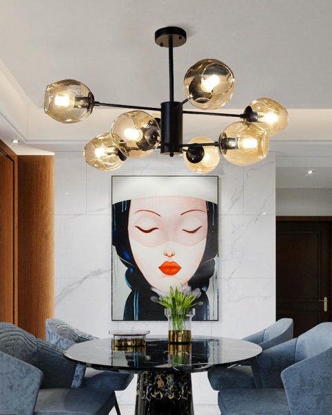 đèn thả trang trí bàn ăn