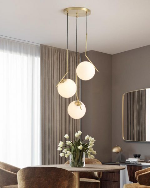 đèn thả trang trí bàn ăn