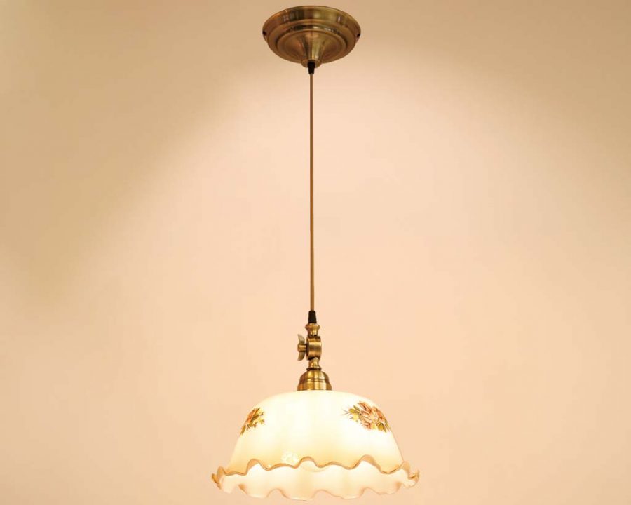 Đèn thả chuôi giả đồng vintage