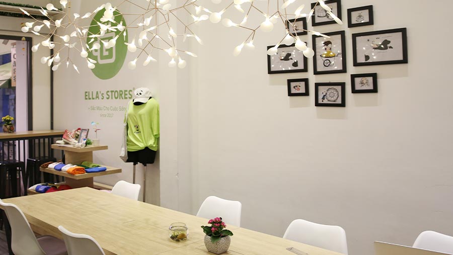 đèn thả quán cafe