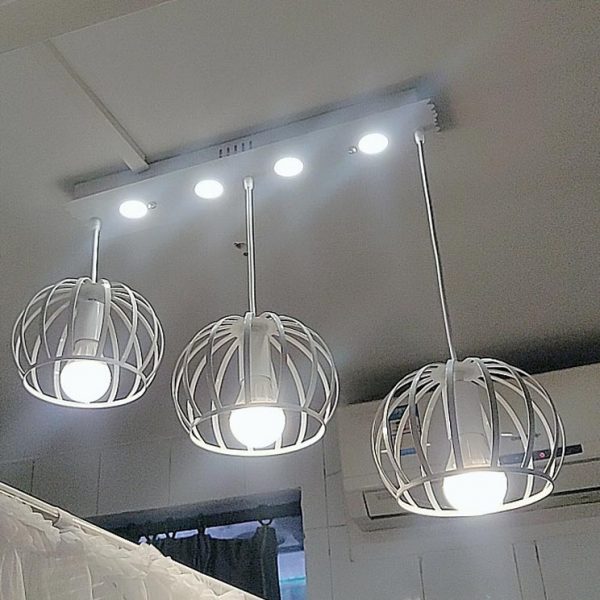 Đèn thả lưới "củ hành"