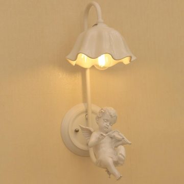 Đèn gắn tường trang trí Thiên thần nhỏ ngồi đàn