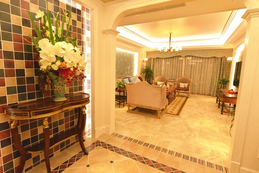 đèn trang lí lối vào