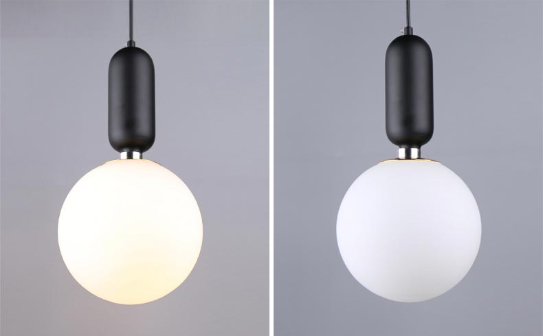 Đèn thả thủy tinh bóng tròn hiện đại Venus QS820