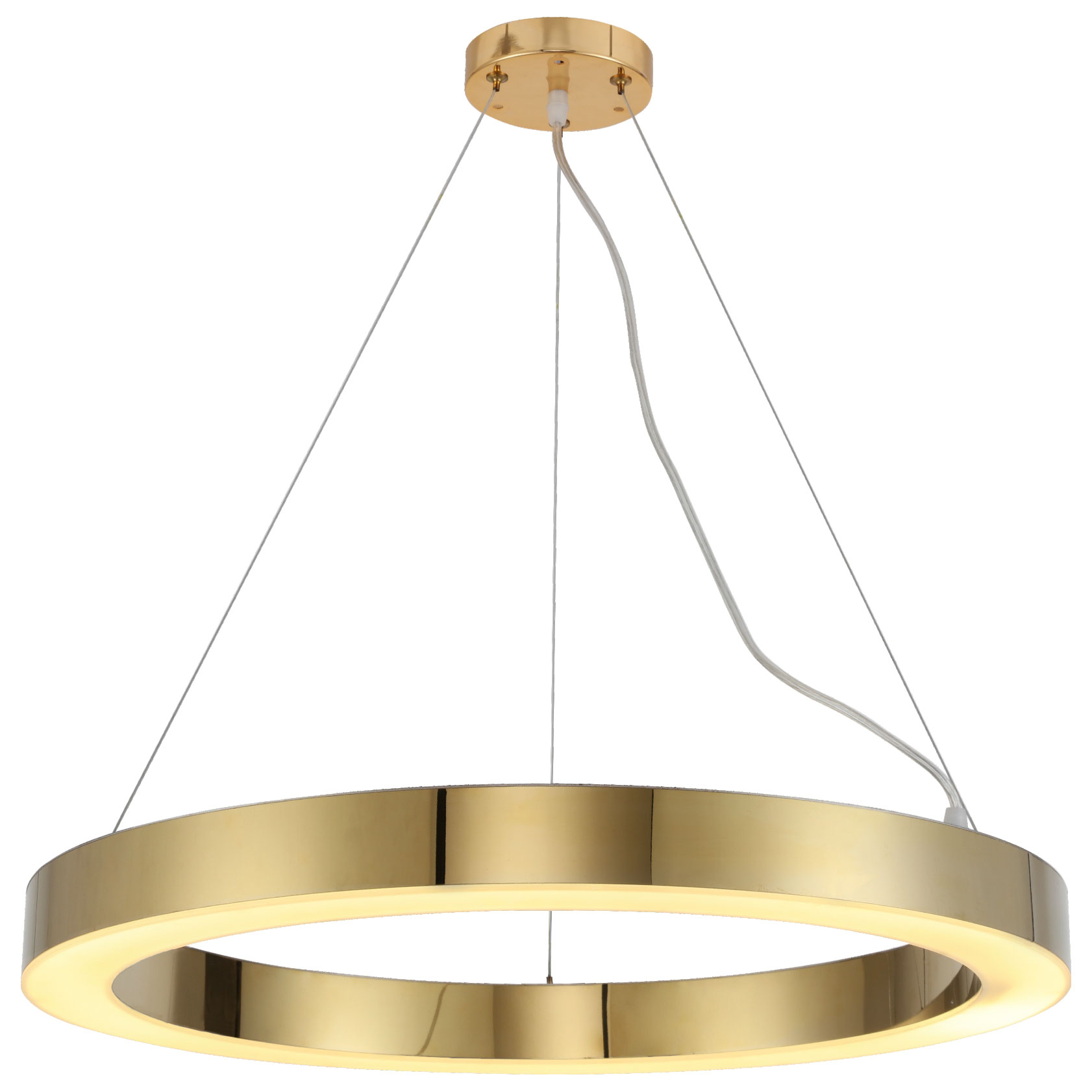 Đèn thả trần trang trí vòng tròn thép không gỉ (inox) 80cm Venus MD8026 Đèn thả trần trang trí vòng tròn thép không gỉ (inox) 80cm Venus MD8026