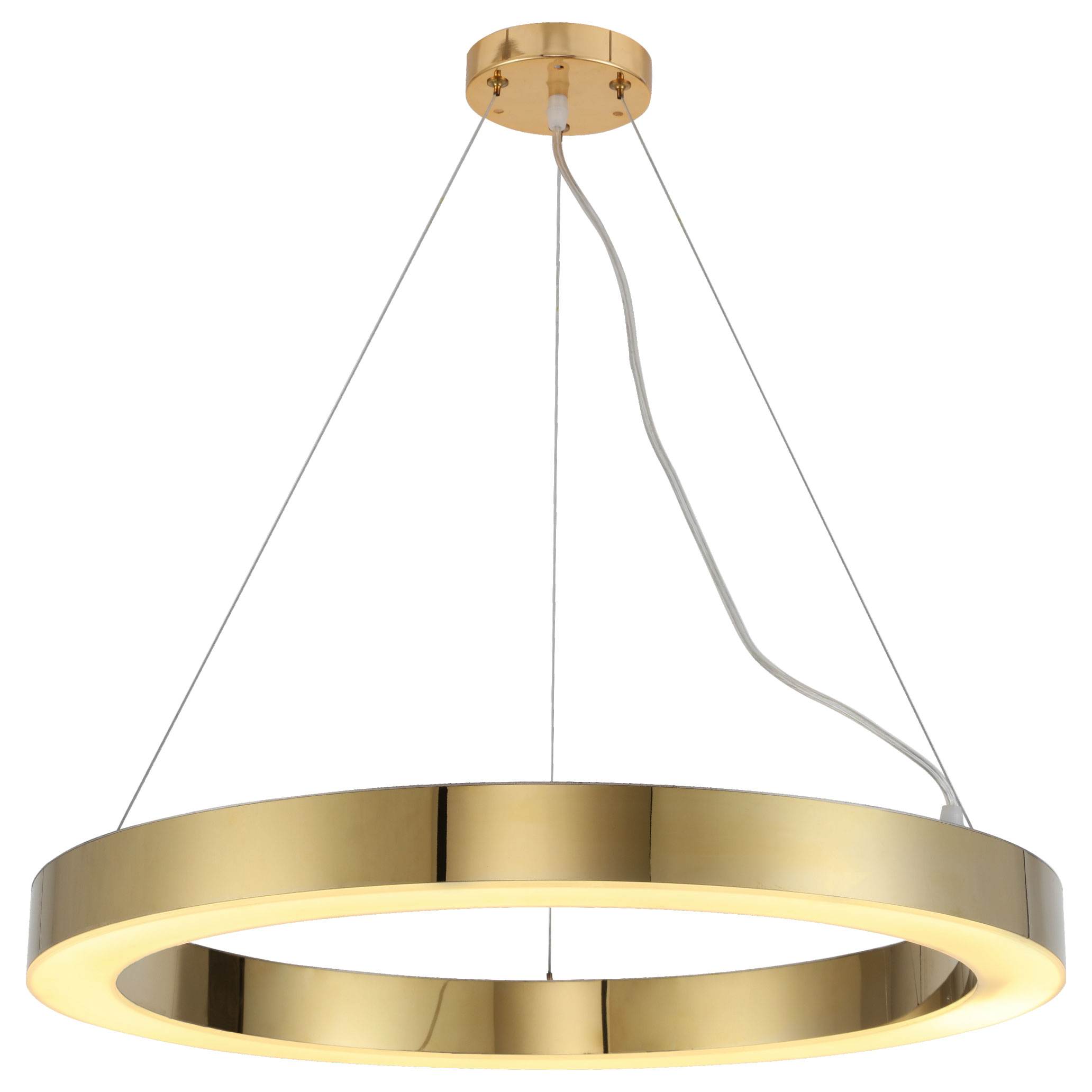 Đèn thả trần trang trí vòng tròn thép không gỉ (inox) 80cm Venus MD8026 Đèn thả trần trang trí vòng tròn thép không gỉ (inox) 80cm Venus MD8026