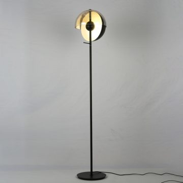 Đèn để sàn trang trí sắt chao thủy tinh mắt cá hiện đại Venus MI9020