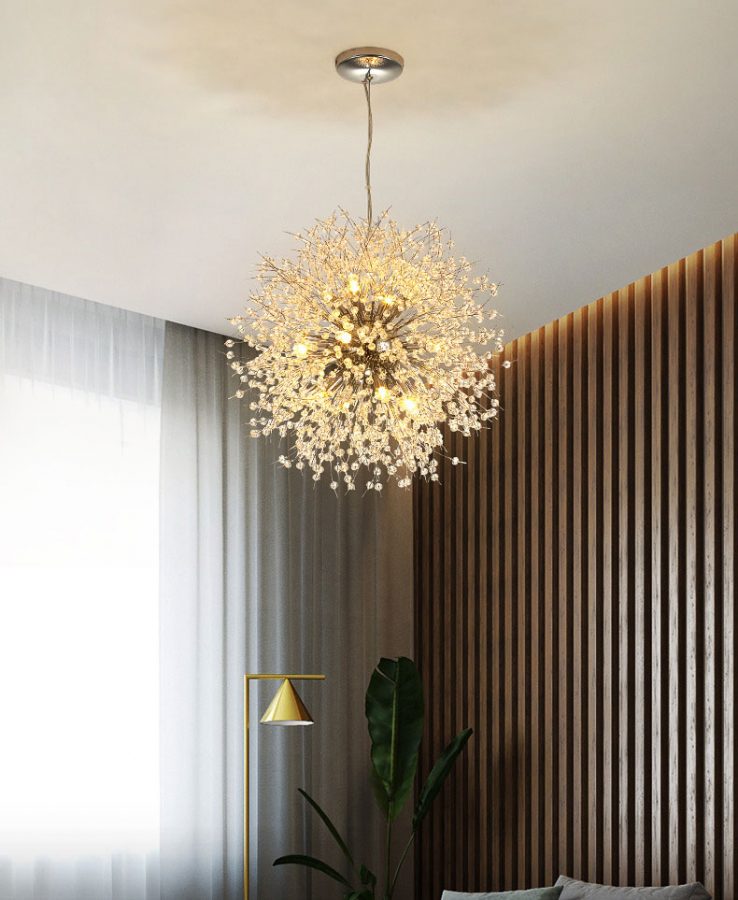 đèn thả hoa bồ công anh