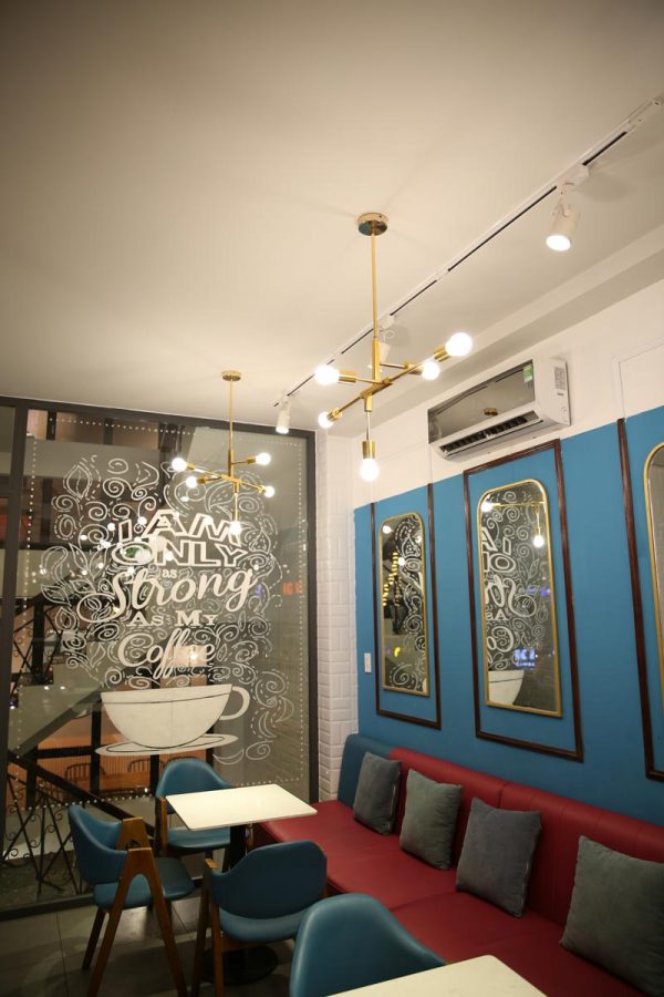 Đèn trang trí cho quán cà phê đèn trang trí quán cà phê, trang trí shop