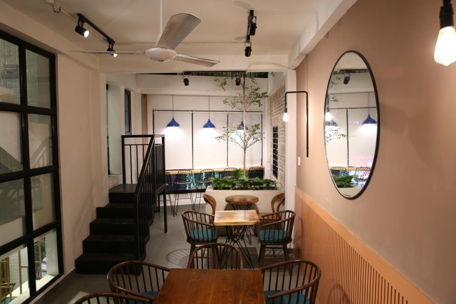 đèn trang trí quán cà phê