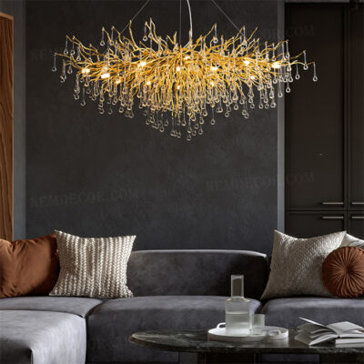 Đèn chùm pha lê trang trí 81614