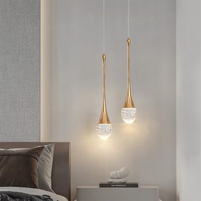 Đèn thả trang trí pha lê giọt nước cao cấp 83663