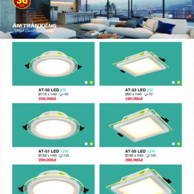 Đèn ốp trần pha lê E6-9 - Image 2