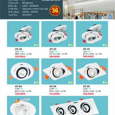Đèn thả trần trang trí nội thất hiện đại 23-23/12 BÓNG - Image 7