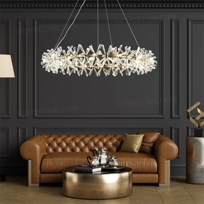 Đèn thả trang trí pha lê cao cấp 83904 - Image 2