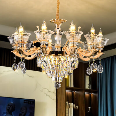 Đèn chùm thả trần trang trí Cổ điển DC891 - Image 4
