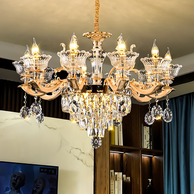 Đèn chùm thả trần trang trí Cổ điển DC891 - Image 4