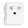 Ổ cắm đơn 3 chấu có màn che – Wide series