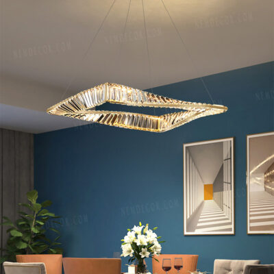 Đèn thả trang trí pha lê cao cấp 76894