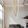 Đèn chùm pha lê thông tầng cao cấp 86542