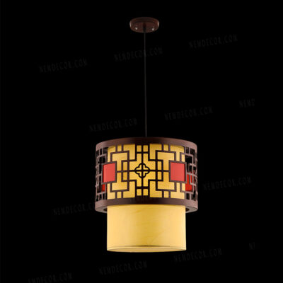 Đèn thả gỗ trang trí phòng thờ 76996 - Image 4