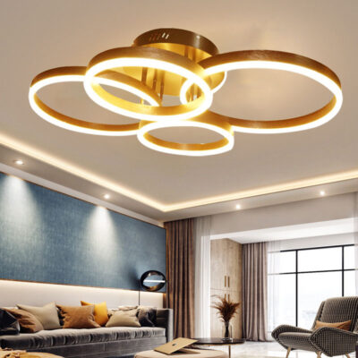 Đèn ốp trần LED OT1099/4 NÂU - Image 2