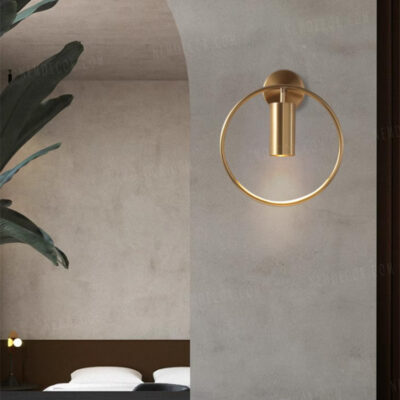 Đèn tường rọi thân vàng cao cấp 77909