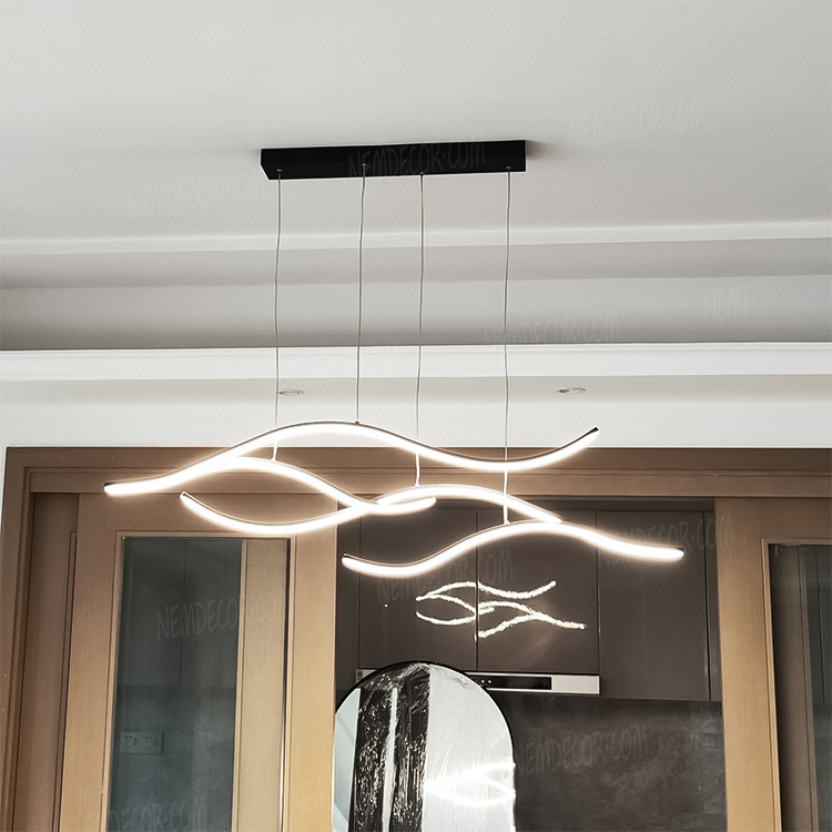 Đèn thả dây LED lượn sóng 72501