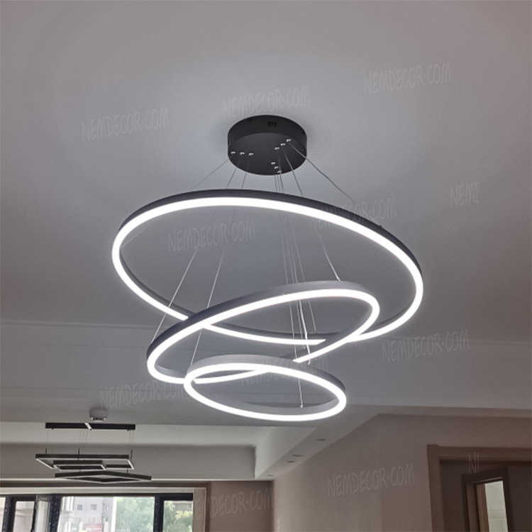 Đèn thả LED 3 vòng sáng 72521 - Image 3