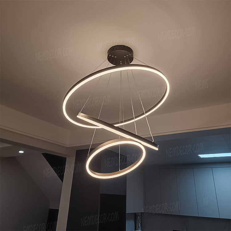 Đèn thả LED 3 vòng sáng 72521