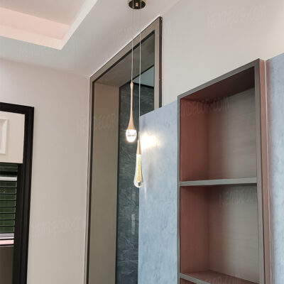 Đèn thả  trang trí  pha lê giọt nước cao cấp 72672 - Image 5