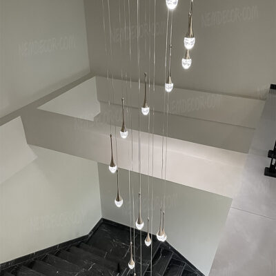 Đèn thả pha lê trang trí thông tầng 18 bóng 72692 - Image 2