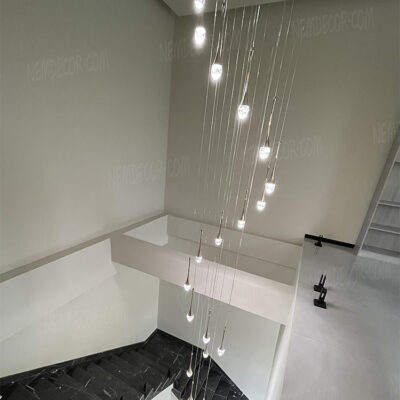 Đèn thả pha lê trang trí thông tầng 18 bóng 72692 - Image 3