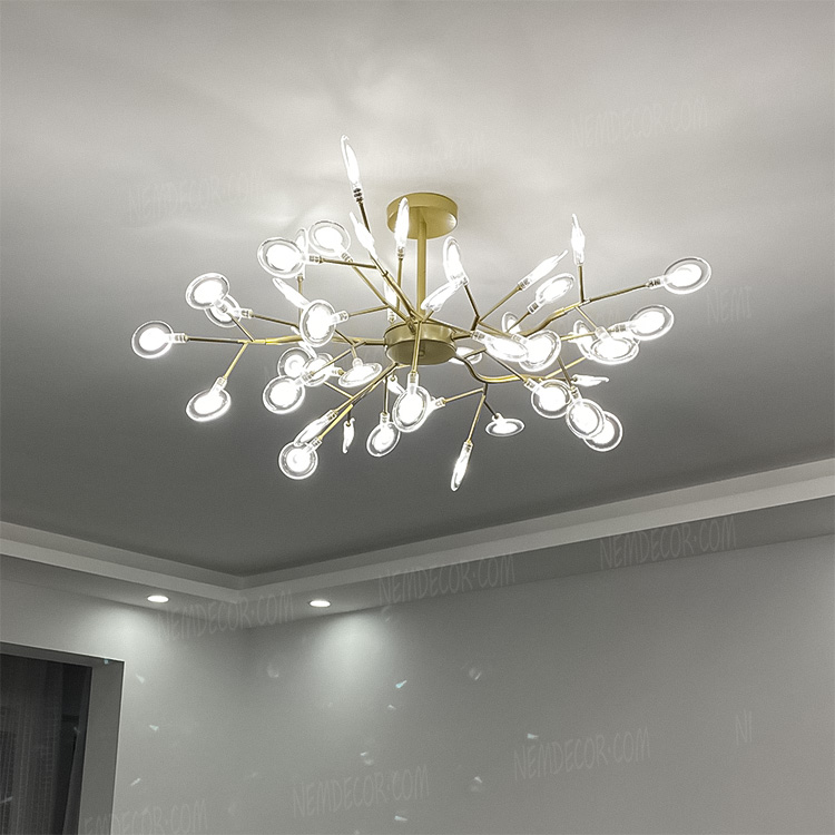 Đèn chùm ốp trần 45 bóng 72722