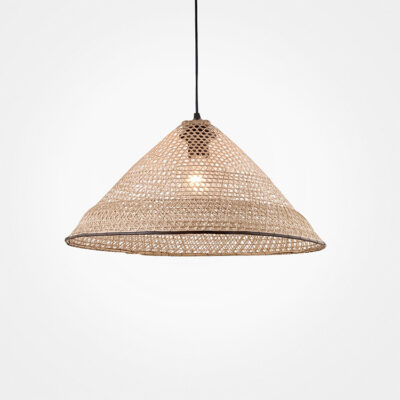 Đèn thả mây tre trang trí V92614