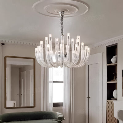 Đèn thả trang trí thủy tinh cao cấp 72406