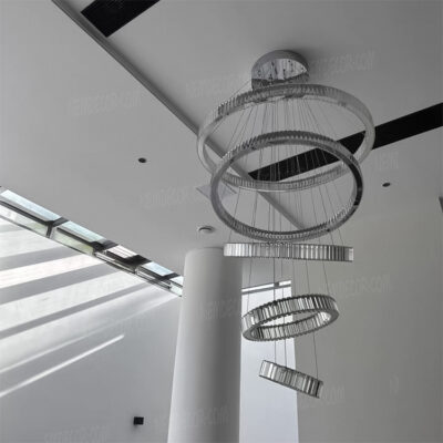 Đèn thả pha lê thông tầng cao cấp 72416 - Image 4