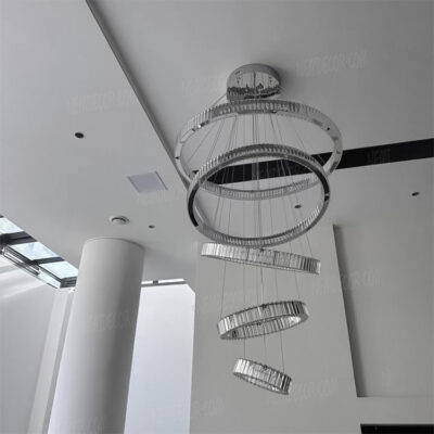 Đèn thả pha lê thông tầng cao cấp 72416 - Image 3