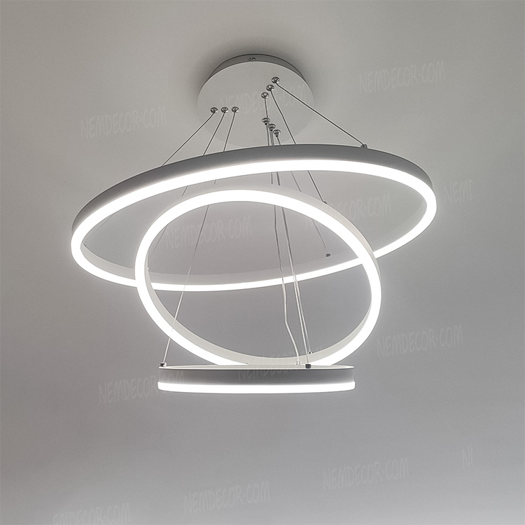 Đèn thả LED 3 vòng tròn 3 chế độ sáng 72462