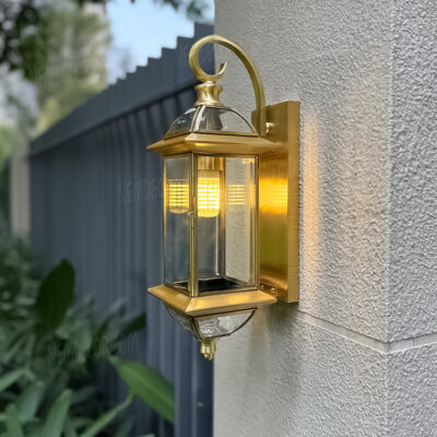 Đèn tường đồng ngoài trời 73435
