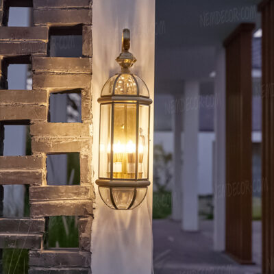 Đèn tường đồng ngoài trời 73445
