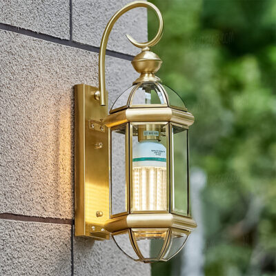 Đèn tường đồng ngoài trời 73437