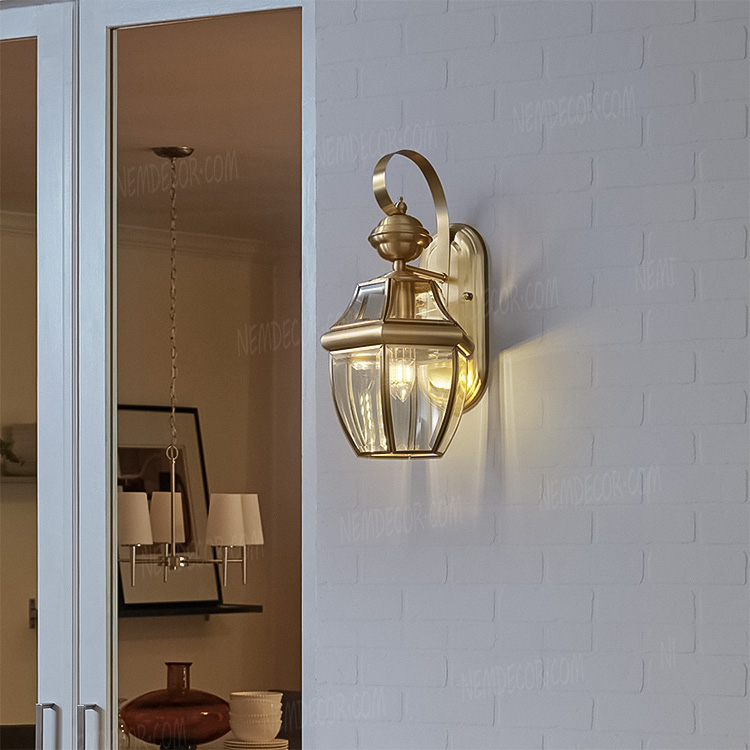 Đèn tường đồng ngoài trời 73466