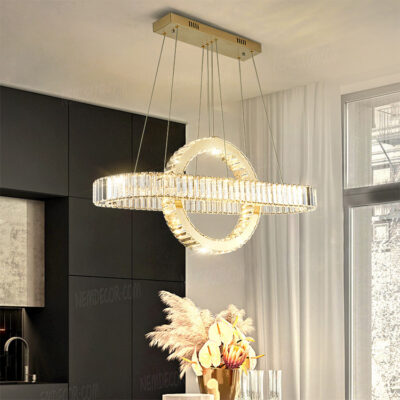 Đèn thả trang trí pha lê cao cấp 75395