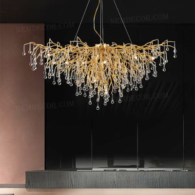 Đèn chùm pha lê trang trí 84801